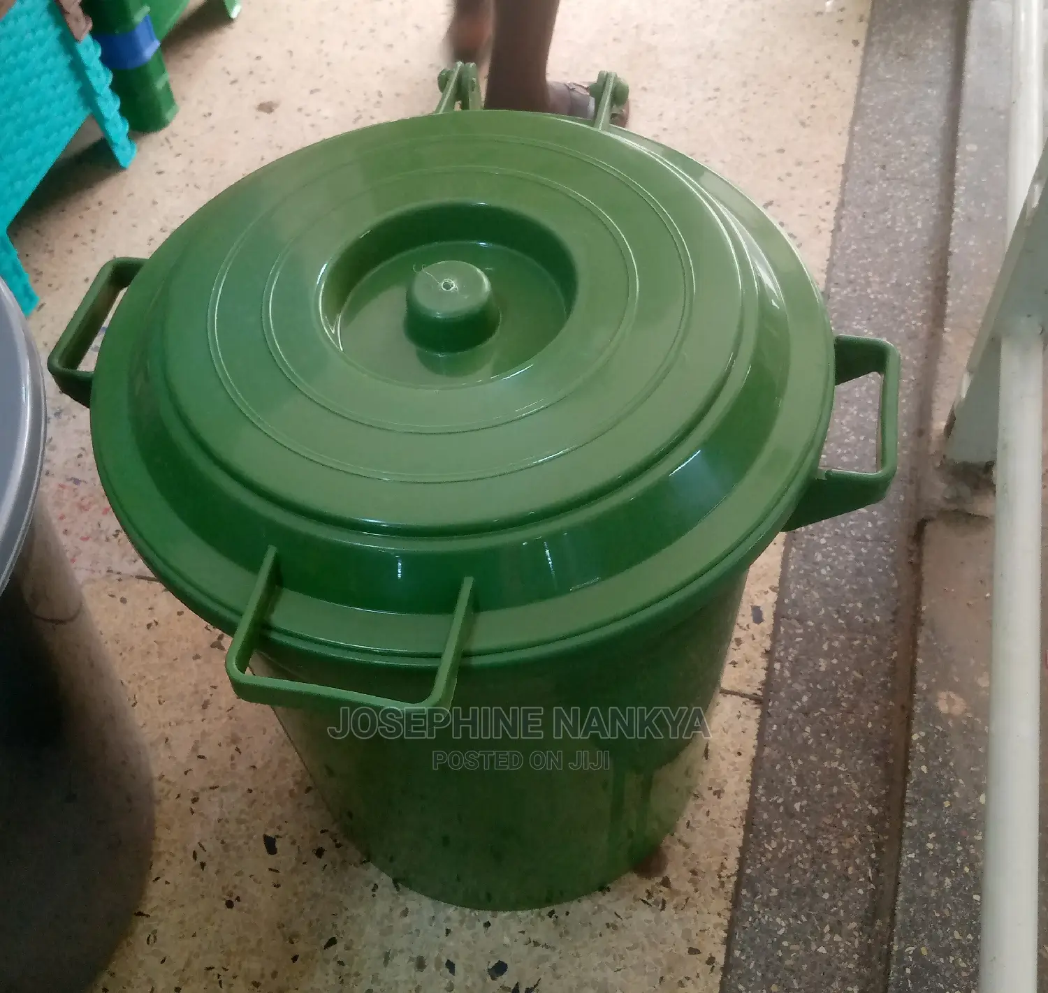 Complast Dustbin 70ltrs Green Colour