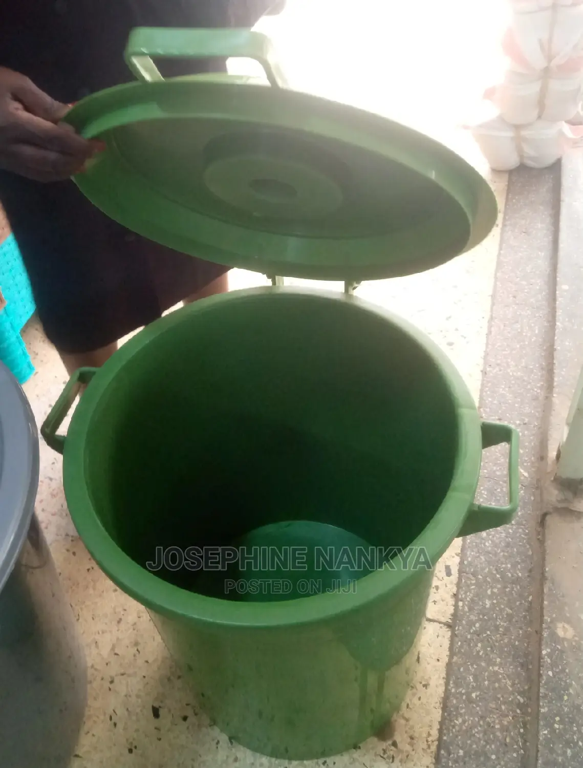 Complast Dustbin 70ltrs Green Colour