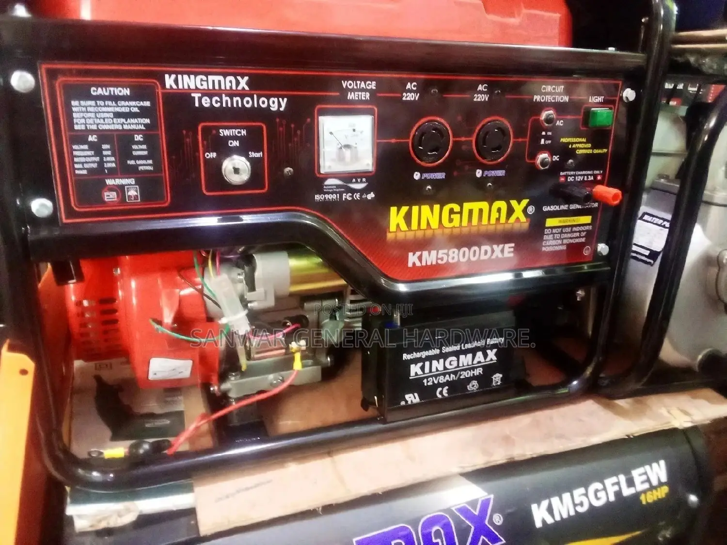 Km58000dxe Generators,(2.8kva) Kingmax-petrol.