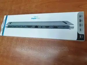 Usb C 11 in 1 Dock Station With 3 Usb, Lan, Hdmi, Vga,Type