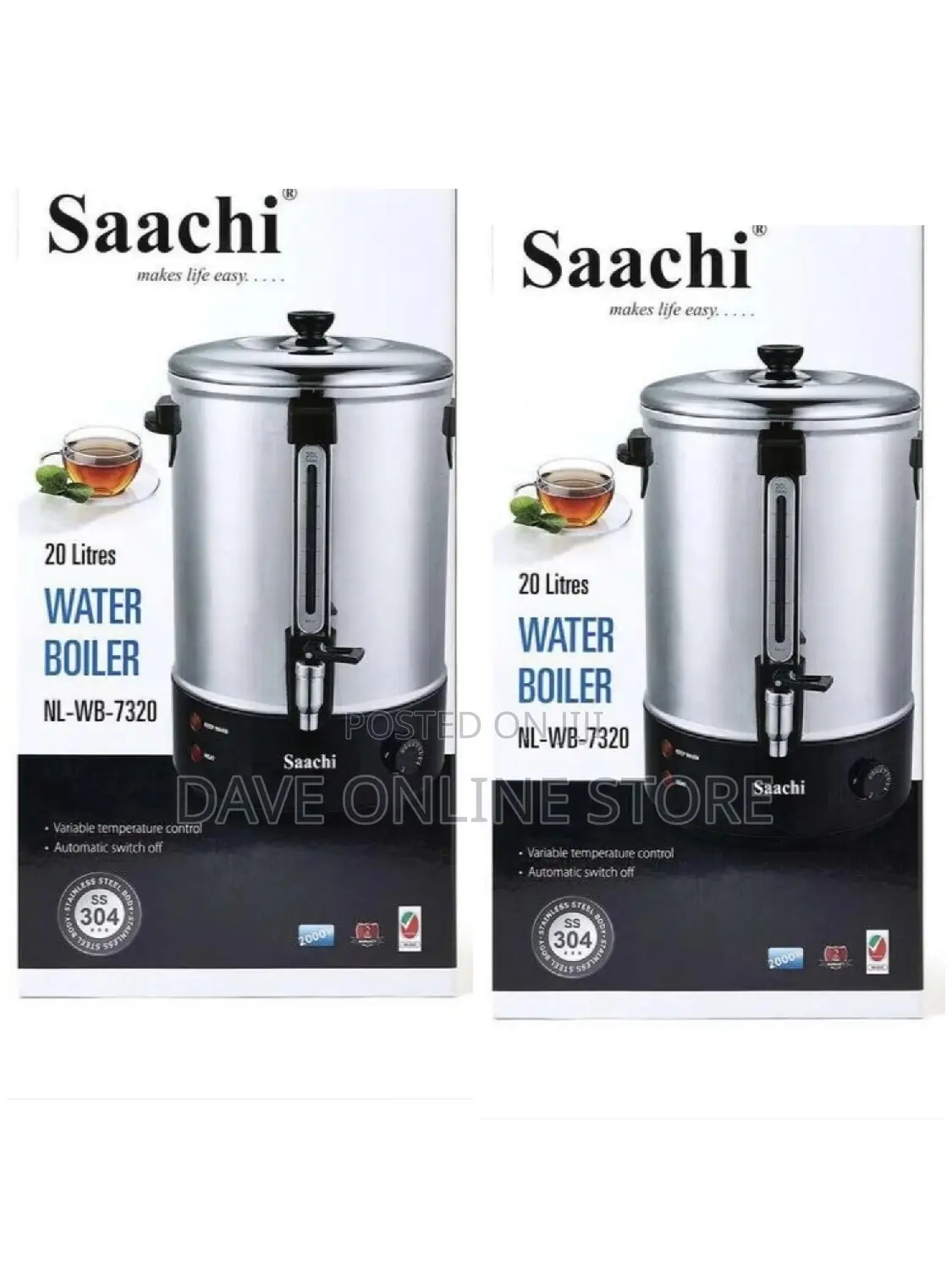 Saachi 20 Litres Water Boiler