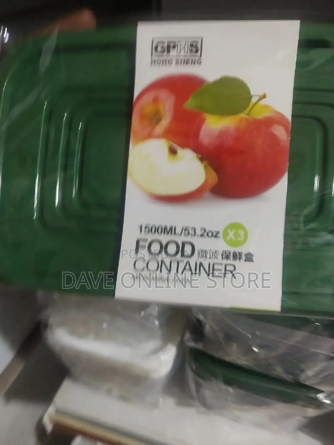 3 Pcs Microwave Storage Containers 1500mls