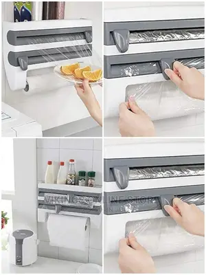 Kitchen Cling Film Cutter and Holder