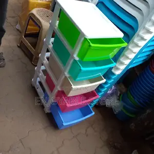 Plastic Storage Drawer Trolley