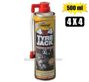 SHIELD Tyre Jack 4X4 Emergency Inflator and Sealer 500ml
