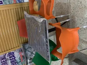 Set of Table and 4 Plastic Chairs
