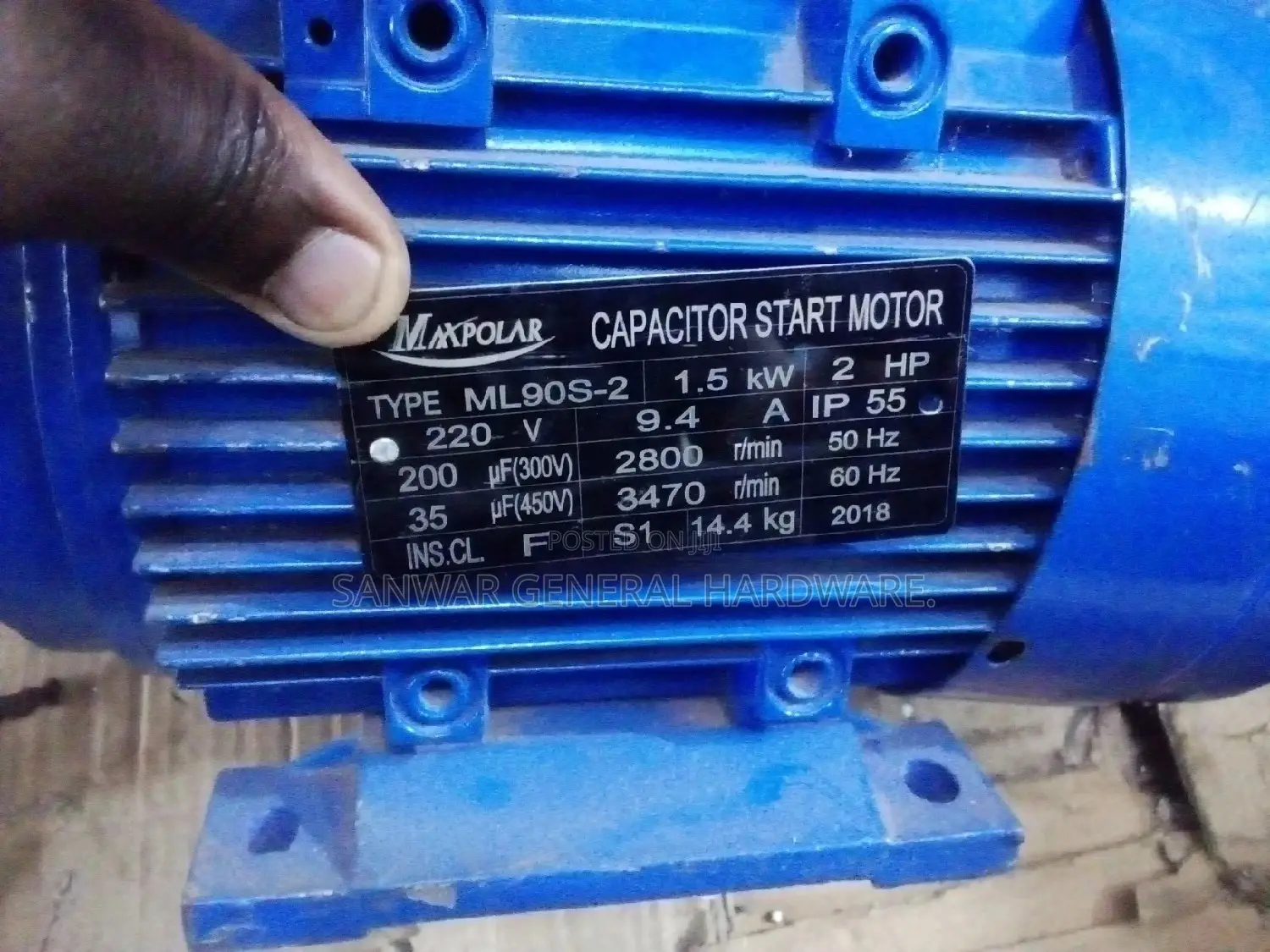 Capacitor Start Motors.(1hp,1.5hp,2hp,3hp,4hp,5hp)