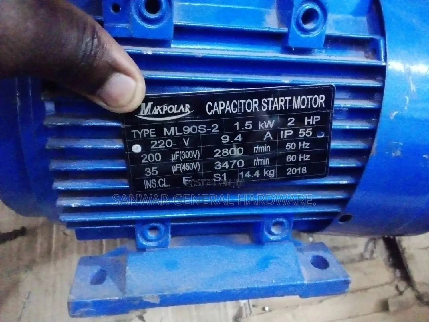 Capacitor Start Motors.(1hp,1.5hp,2hp,3hp,4hp,5hp)