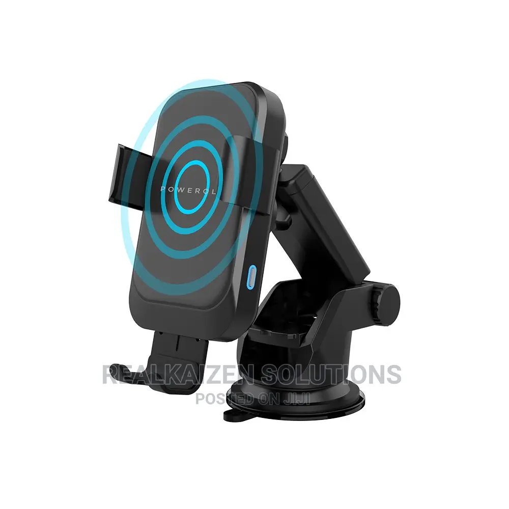 POWEROLOGY Wireless Auto Clamping Grip Car Fast Charger 15W