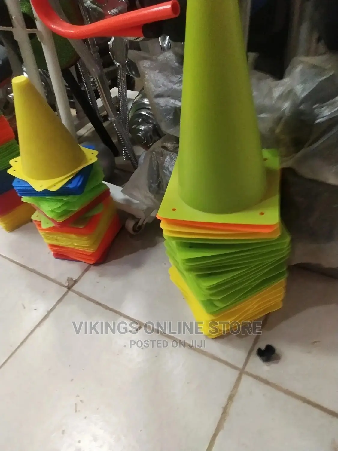 Tall Training Football Cones