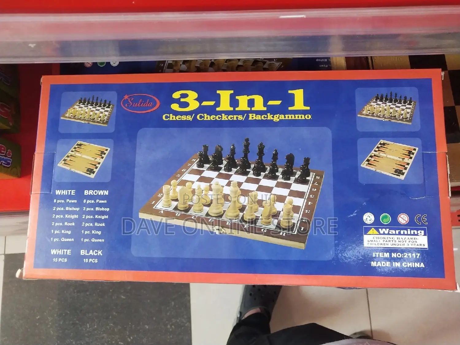 Chess ,Backgammon, Checkers Board