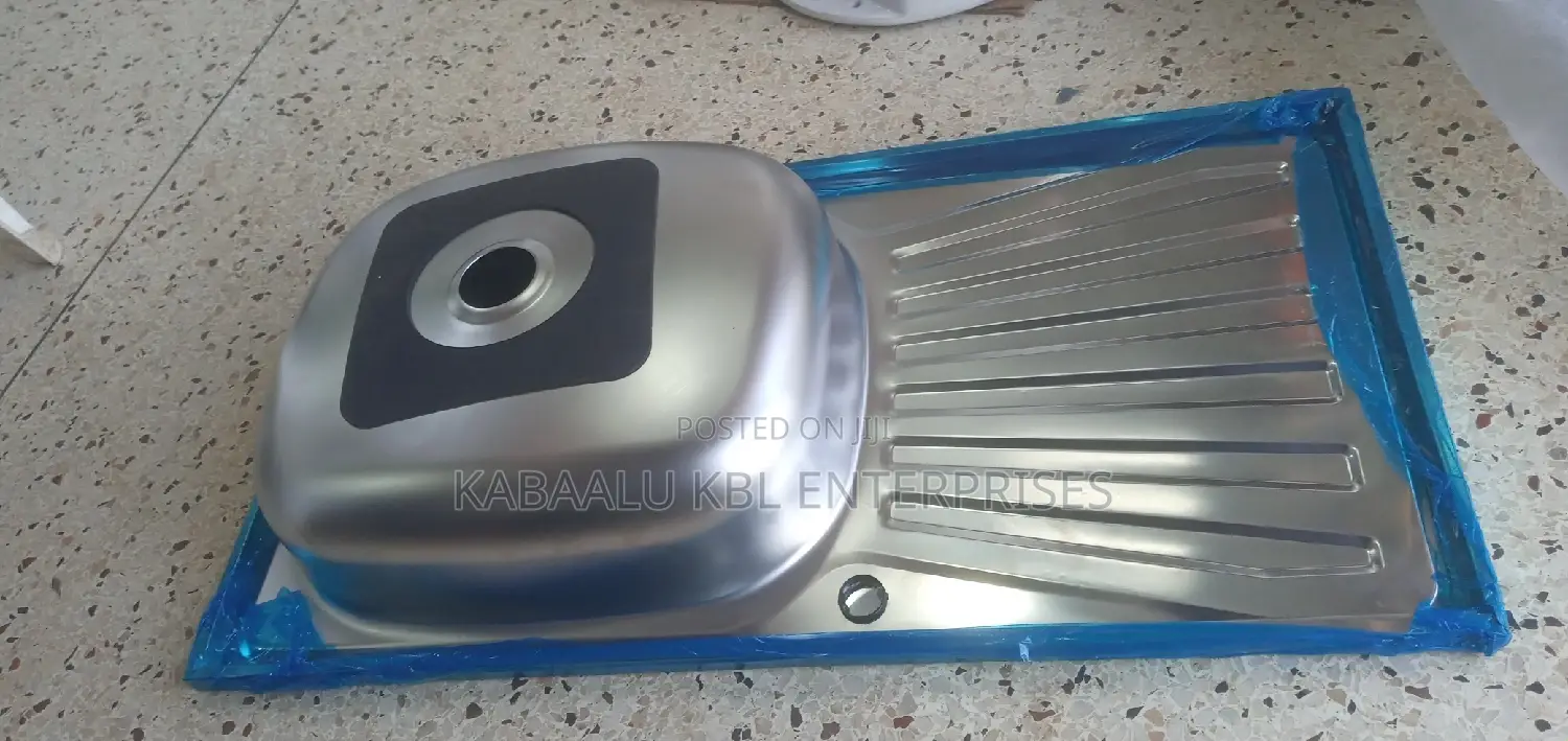 40×75cm Kitchen Sink Light Guage Single Bowl Single Tray
