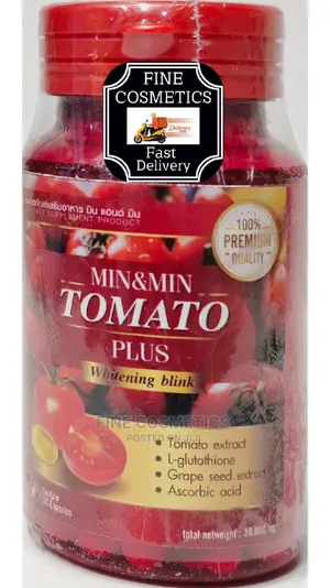 ORIGINAL Min and Min Skin Whitening Tomato Plus Pills (30