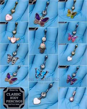 1pc Crystal Belly Button Rings Dangle Navel Rings Barbell