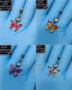 1pc Crystal Belly Button Rings Dangle Navel Rings Barbell