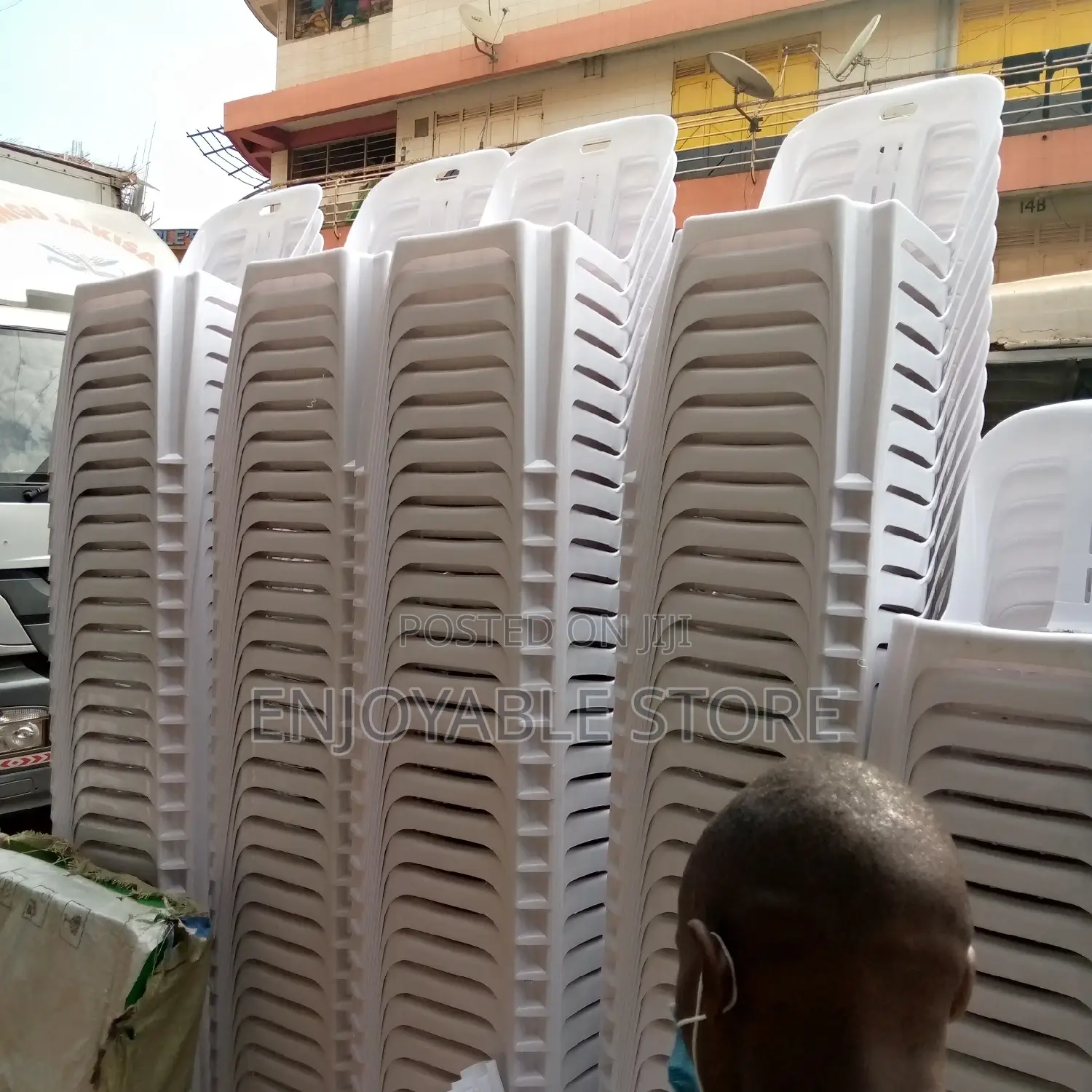 Plastic Armless Chairs