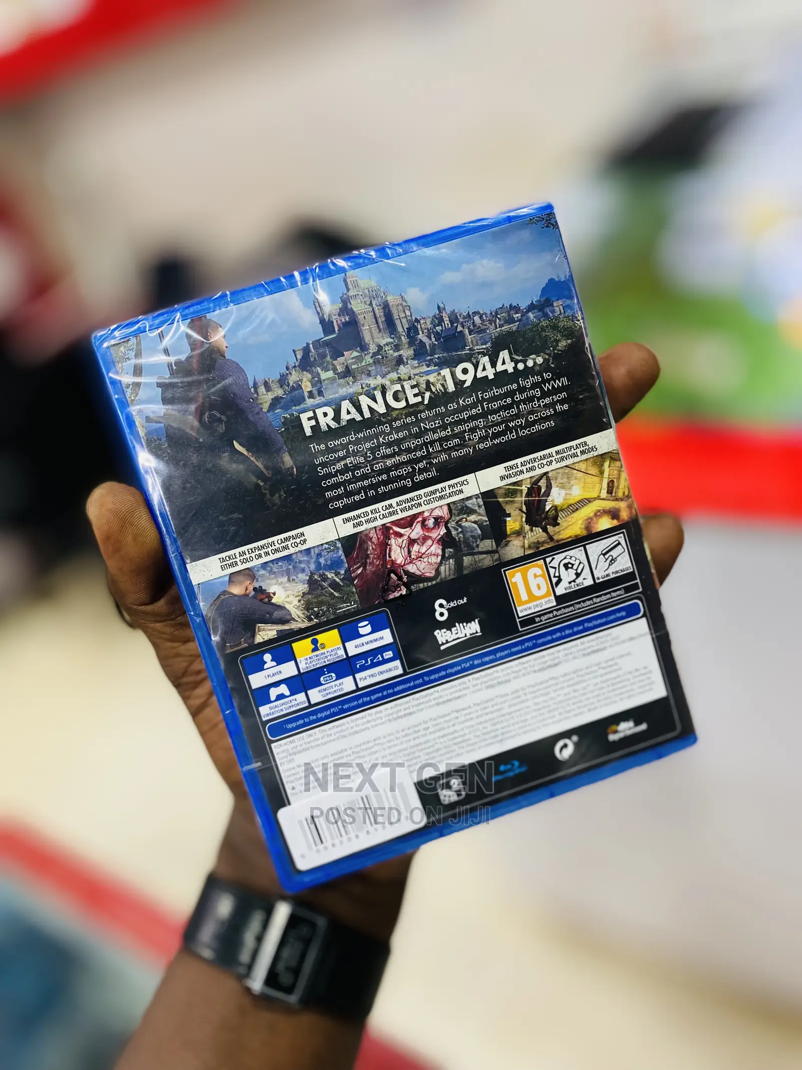 Ps4 Sniper Elite 5 ;Ps5 Upgradable