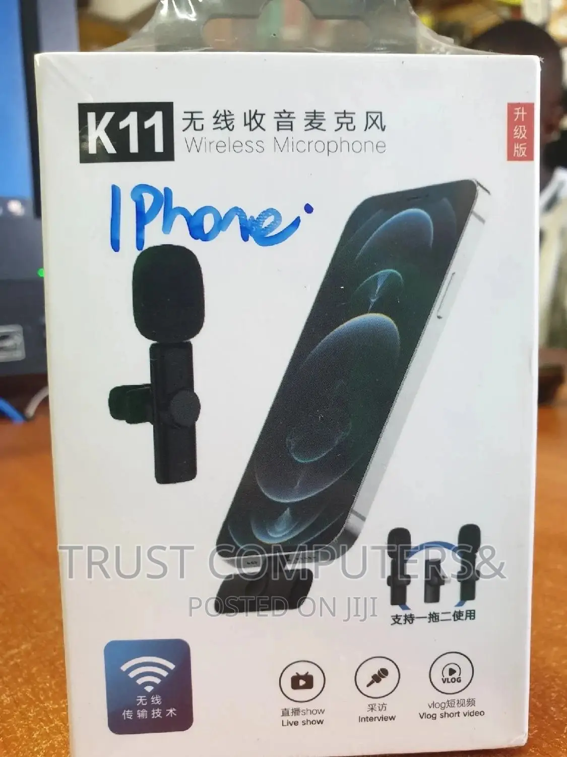 K11 Wireless Microphone for iPhone