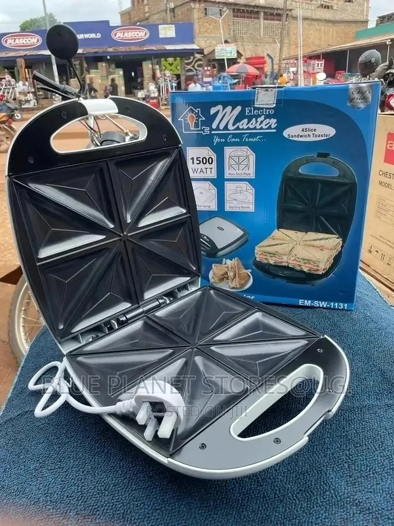 Electro Master 4 Slice Sandwich Maker || 1500w || EM_SW_1131