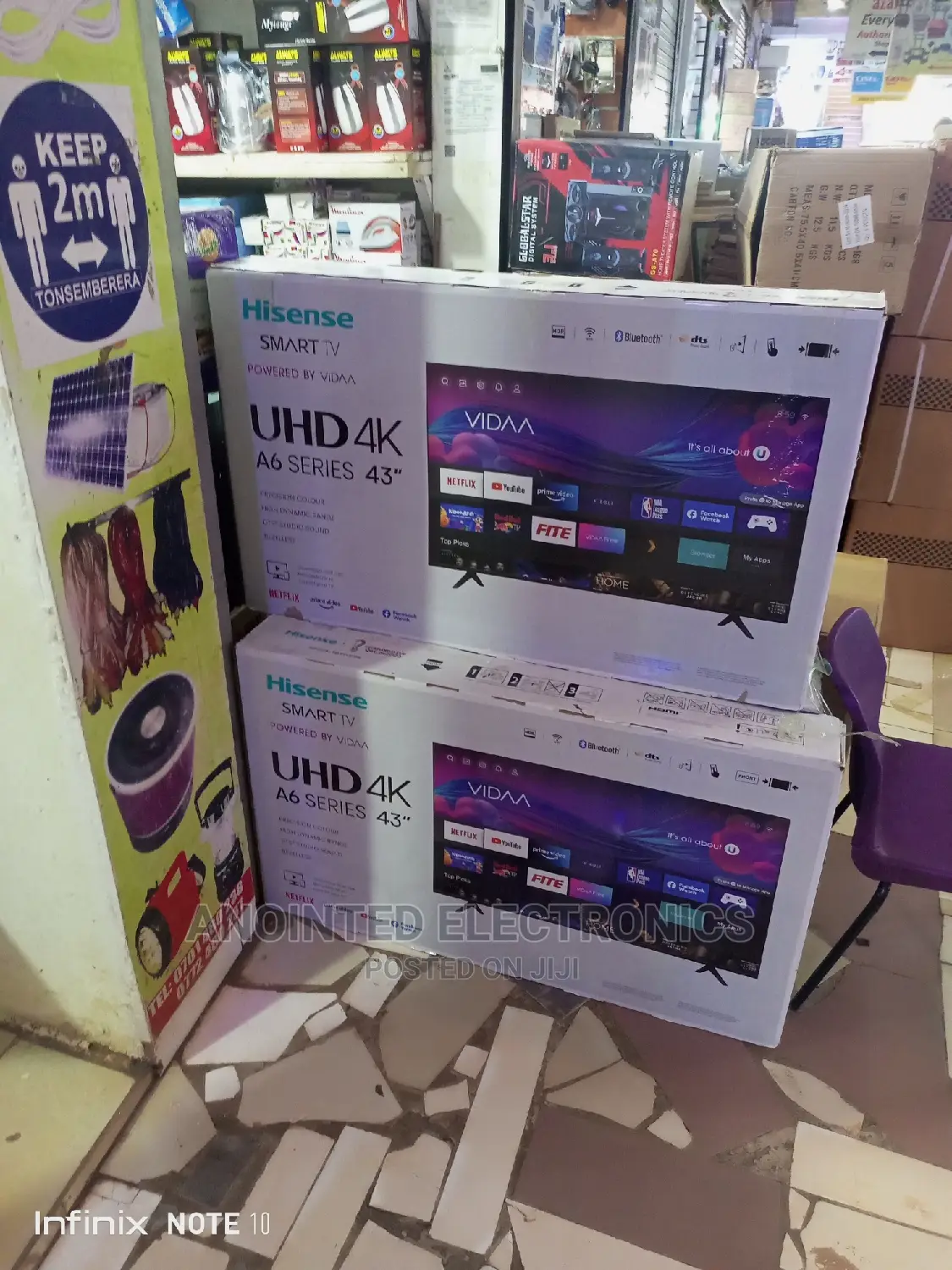 Hisence A6: Series' 43" 4k Smar