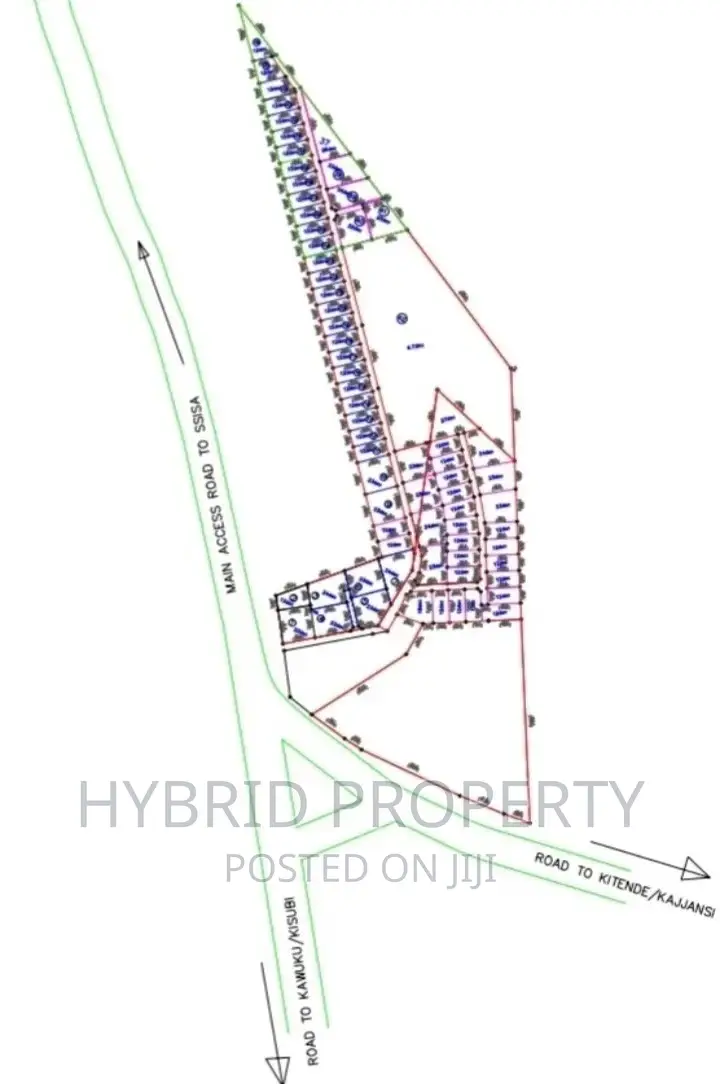 Plots for Sale at Entebbe~Ssisa I Land Estate~ Entebbe Road.