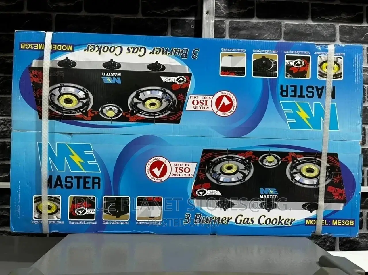 ME Master Tripple Gas Stoves [Model: ME3GB]