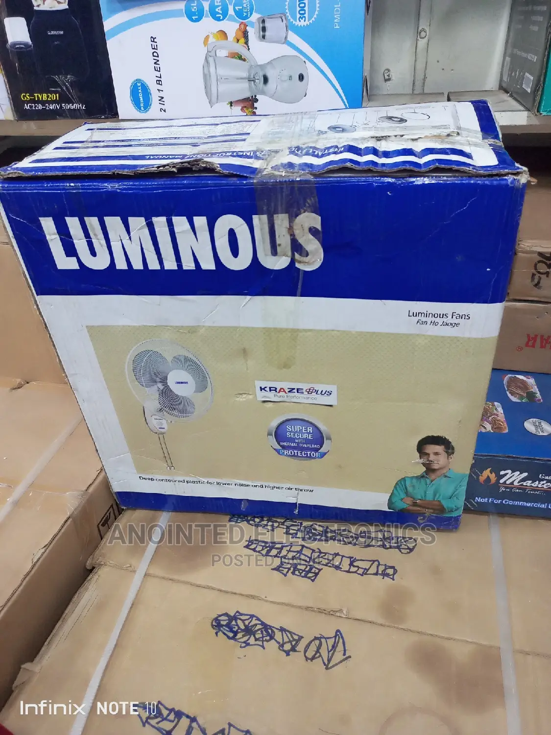 Luminous Wall Fans16"