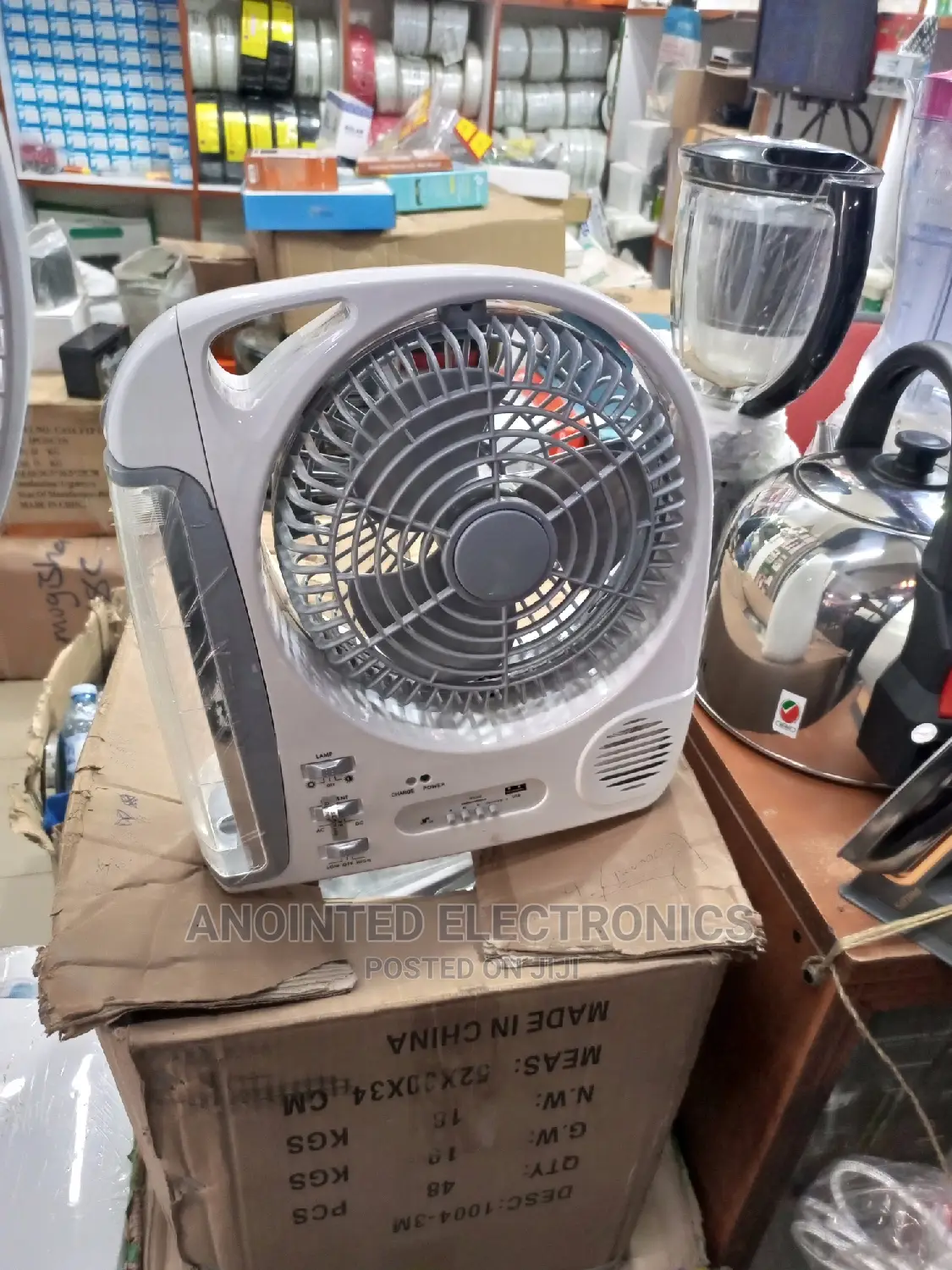 Rechargeable Table Fan