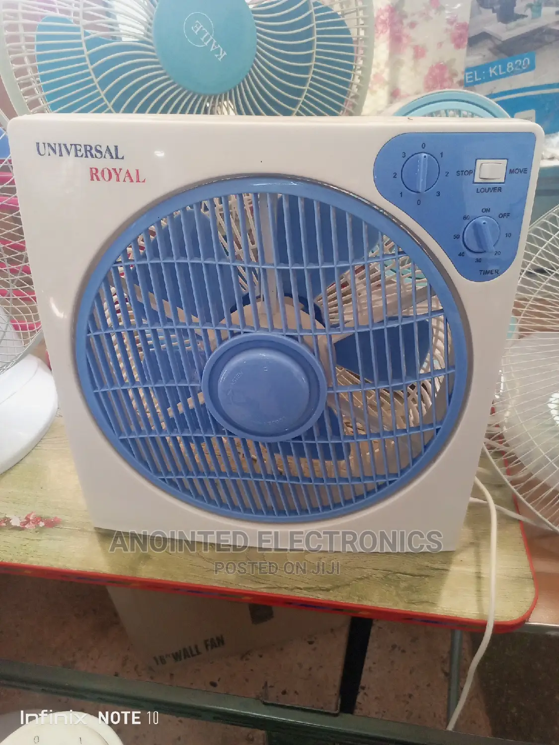 Box Table Fans