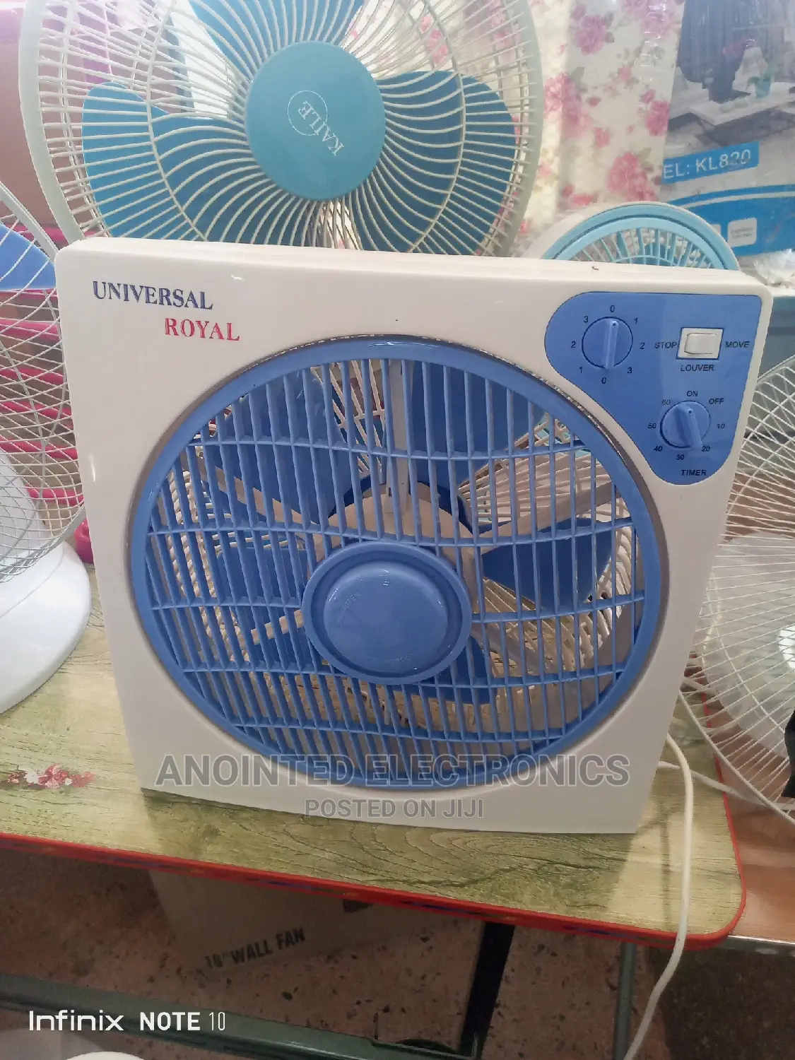 Box Table Fans