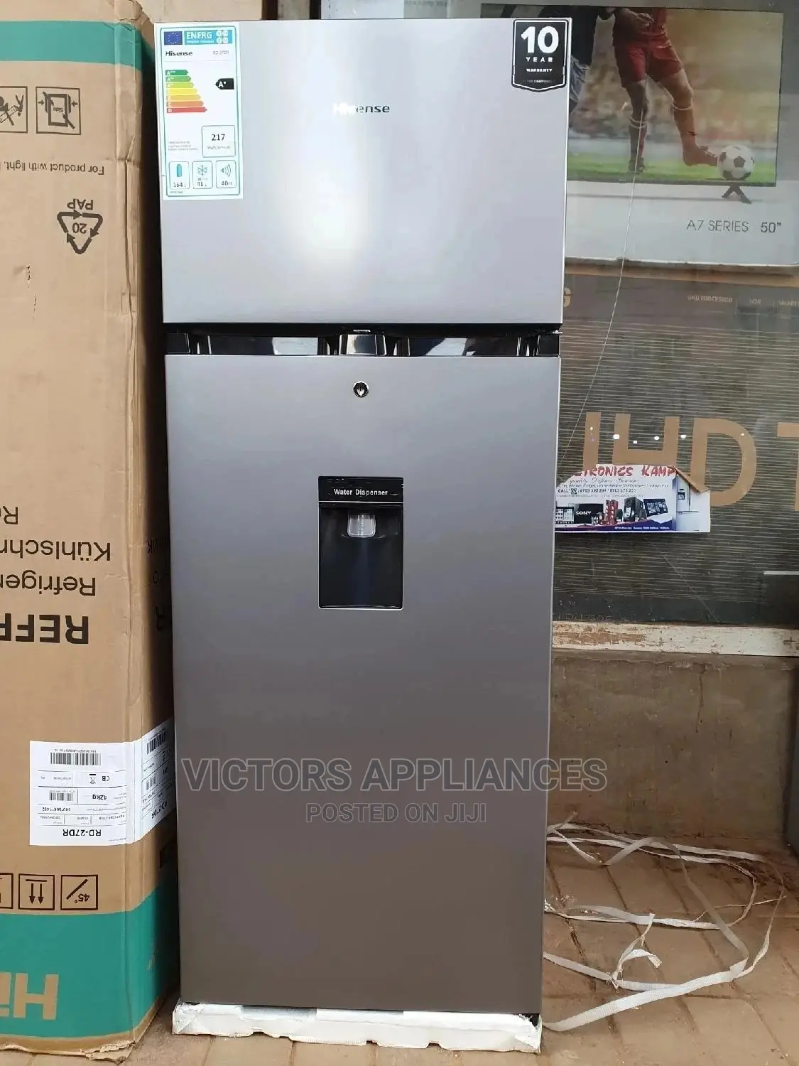 Hisense 270L Double Door Refrigerator