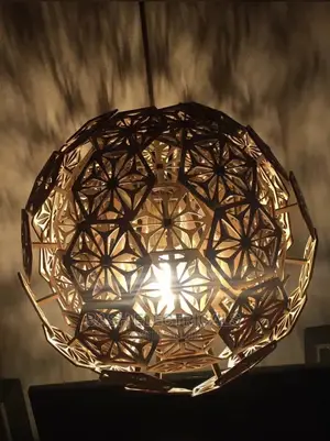 Unique Wooden Pendant