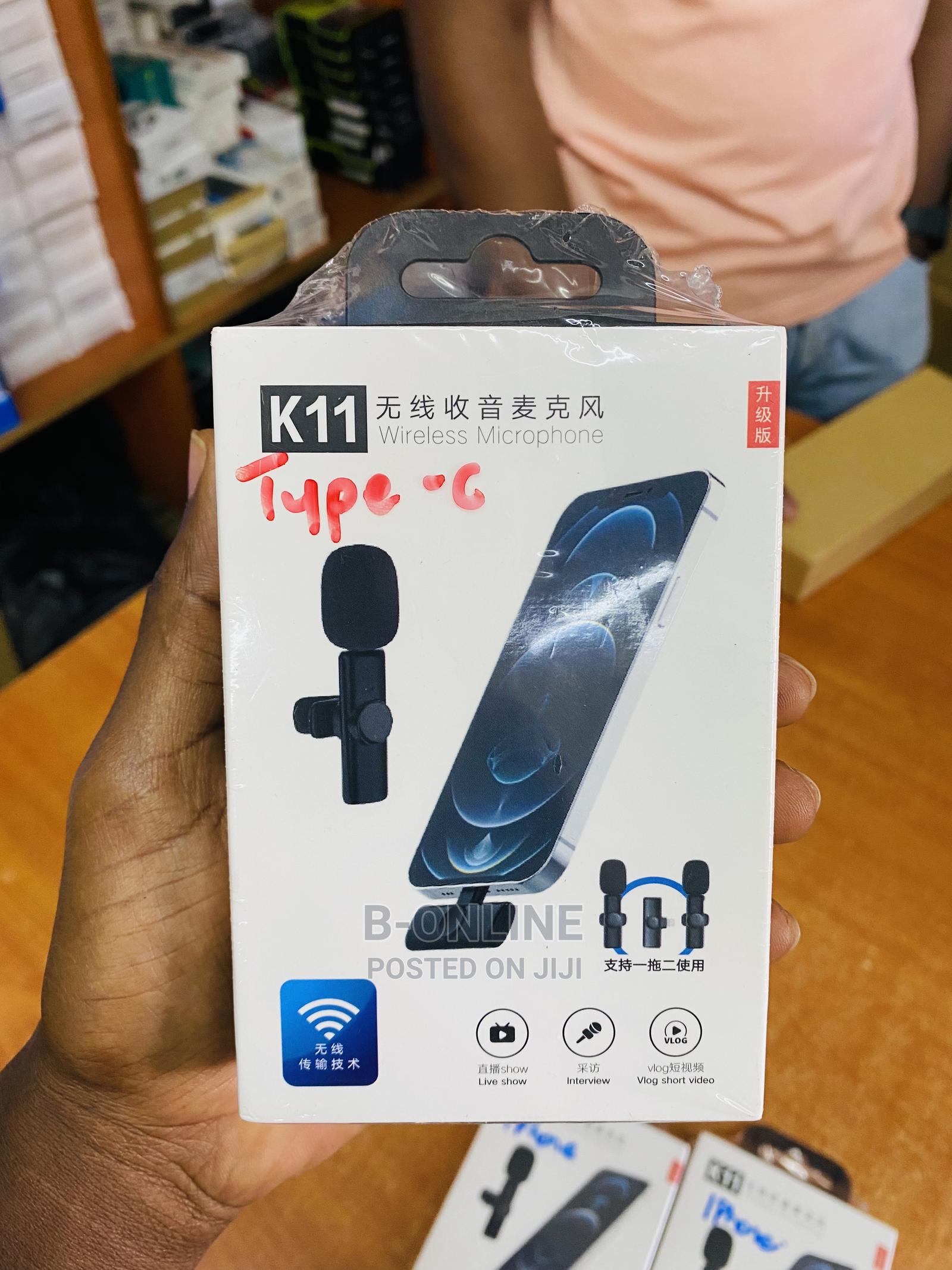 K11 Wireless Lavalier Microphone USB TypeC in Central Division