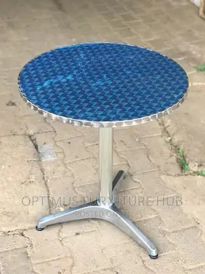 Round Aluminum Table