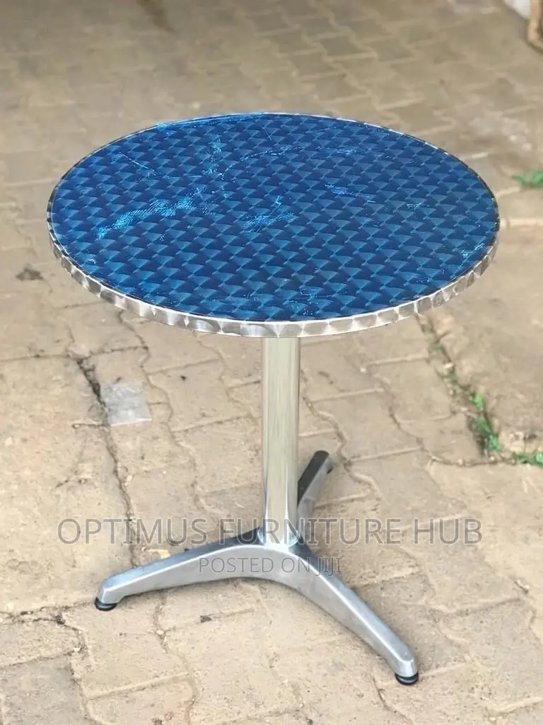 Round Aluminum Table