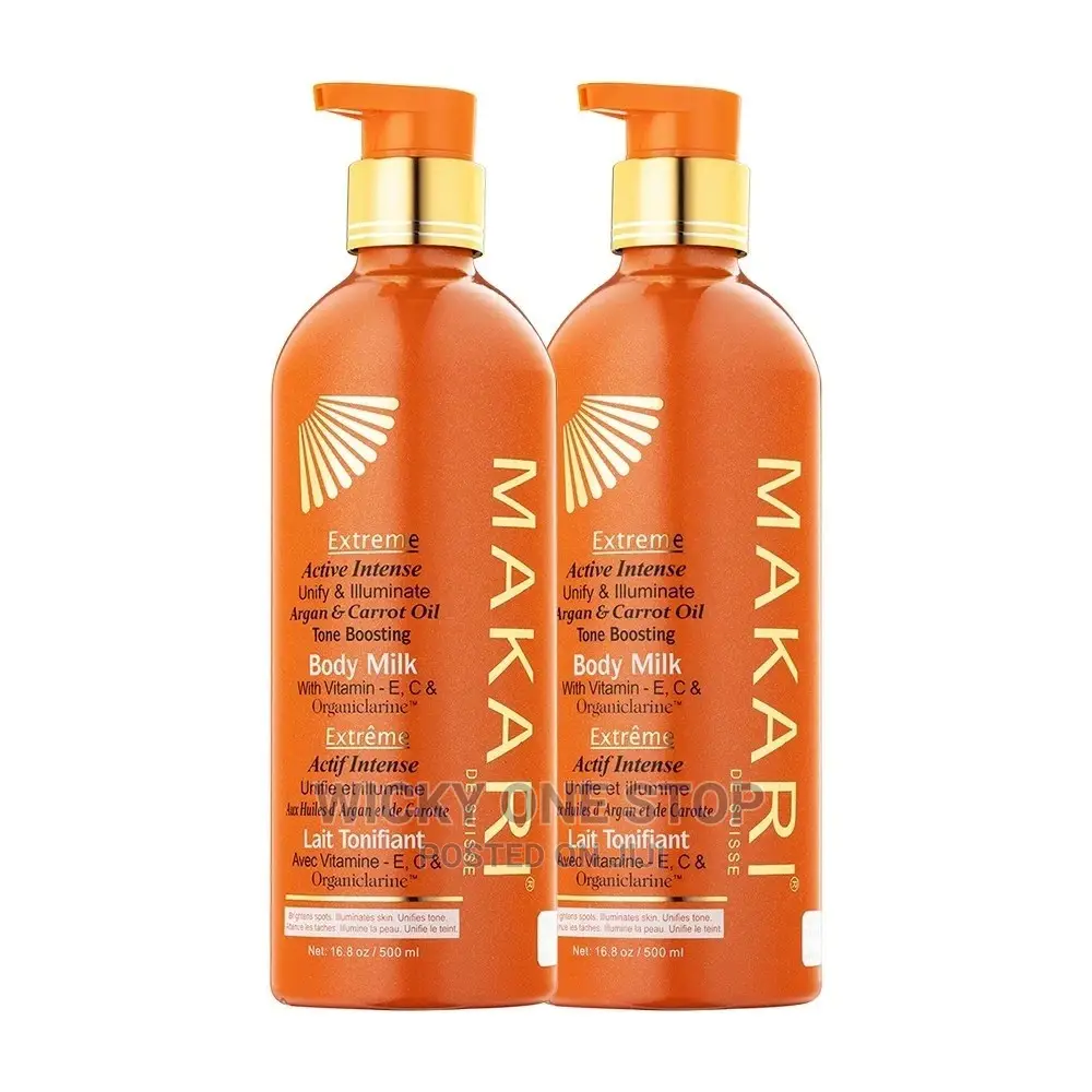 Makari Extrem Intensive Argan And Carrot Oil Tonning Milk in Central Division Bath & Body