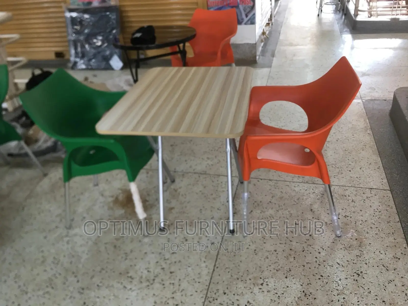 Wooden Square Table (Without Chairs)
