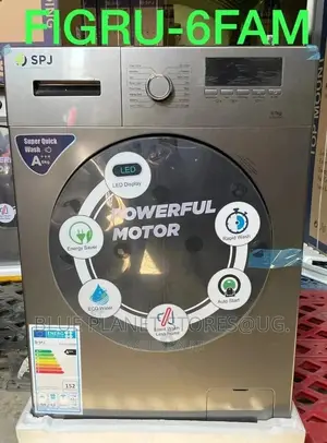 SPJ 6kg Full Auto Washing Machine | Front Loader | FLGR-6FAM