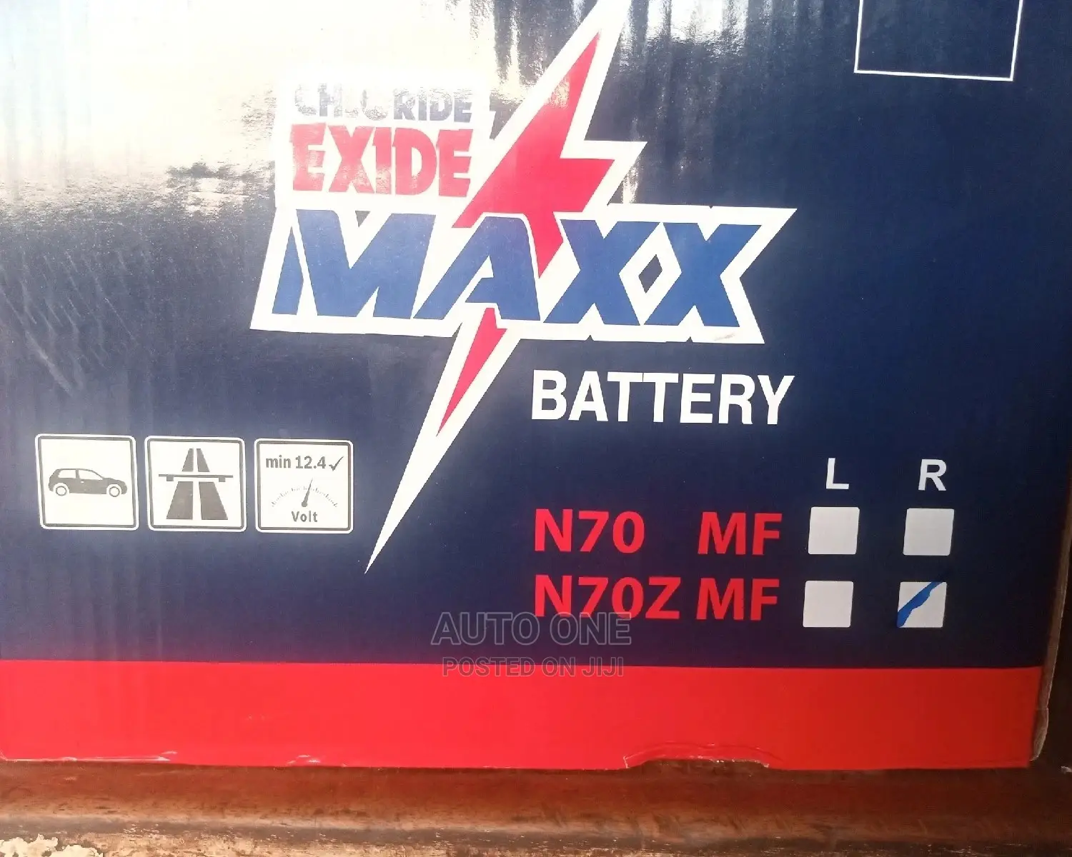N70z-75ah Chloride Exide Maintenance Free Batteries.