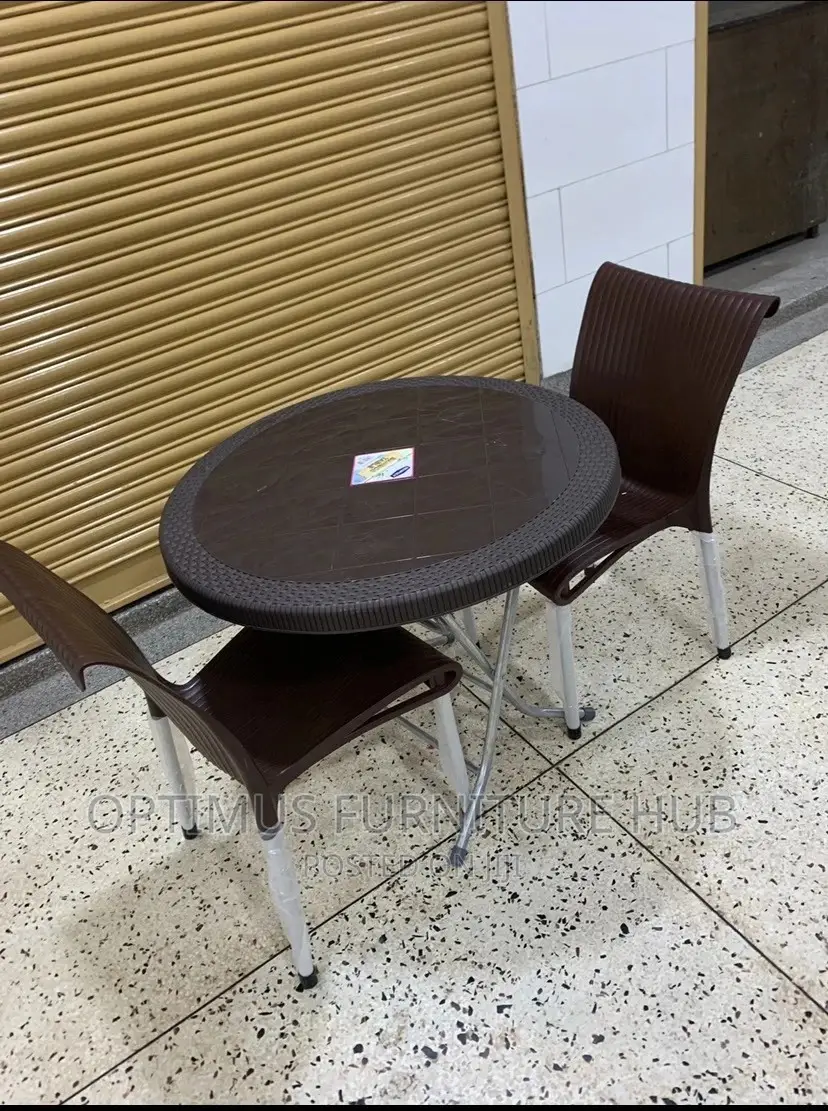 Set of Two Chairs and Table