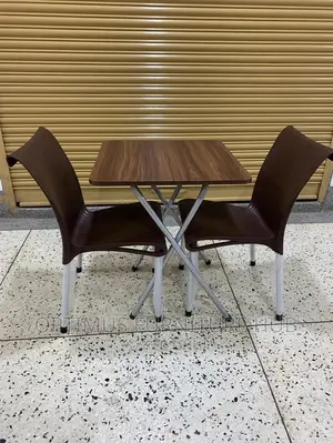 Square Table and Two Chairs