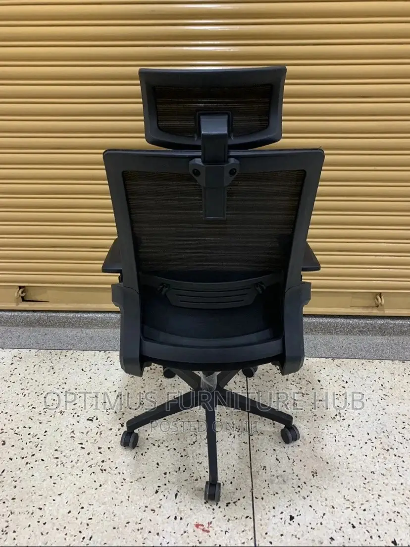 High Back Office Chair With Adjustable Head Rest