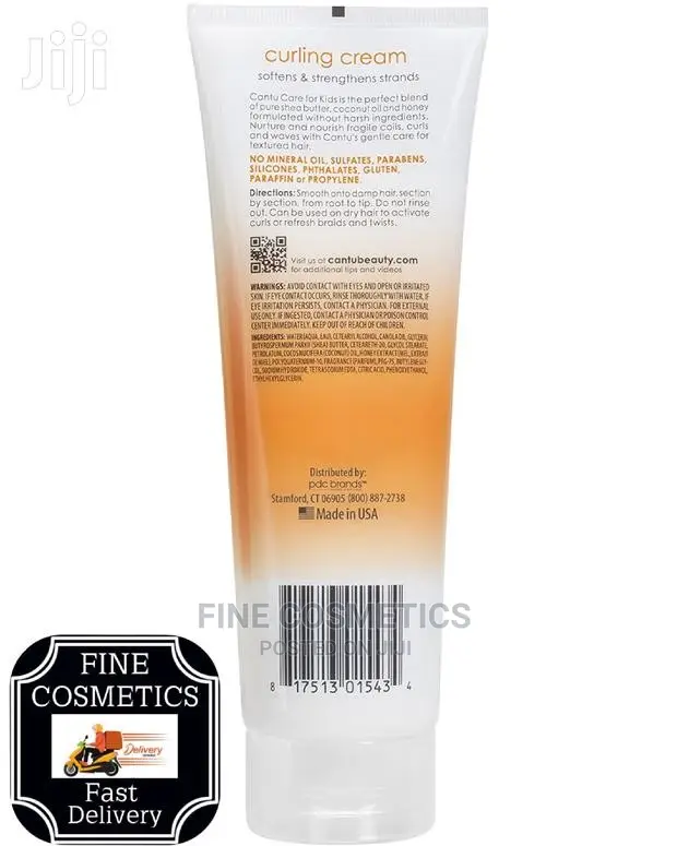 Original Cantu Care for Kids Curling Cream for Curls, Coils and Waves