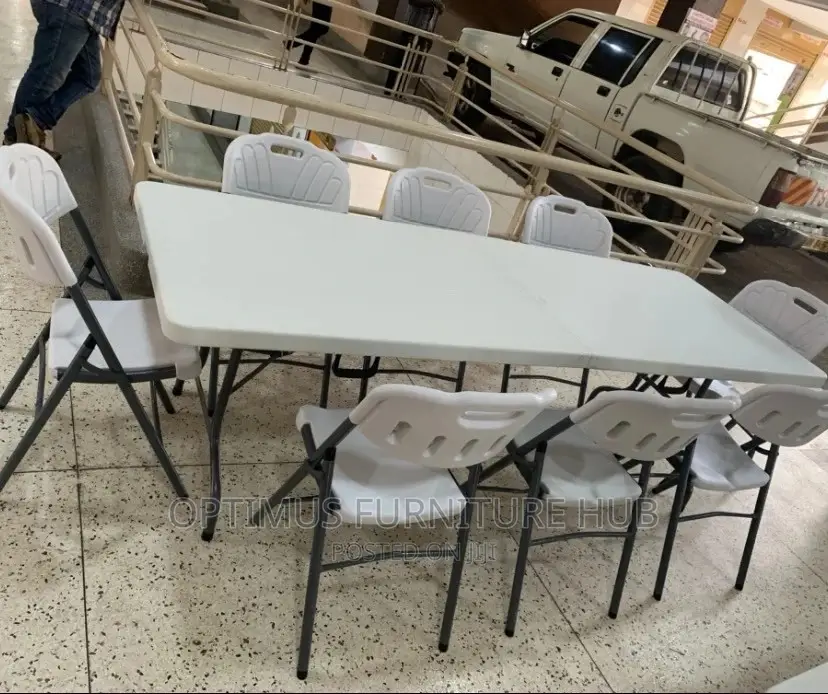 Rectangular Foldable Table (2.4 Metres) With Out Chairs