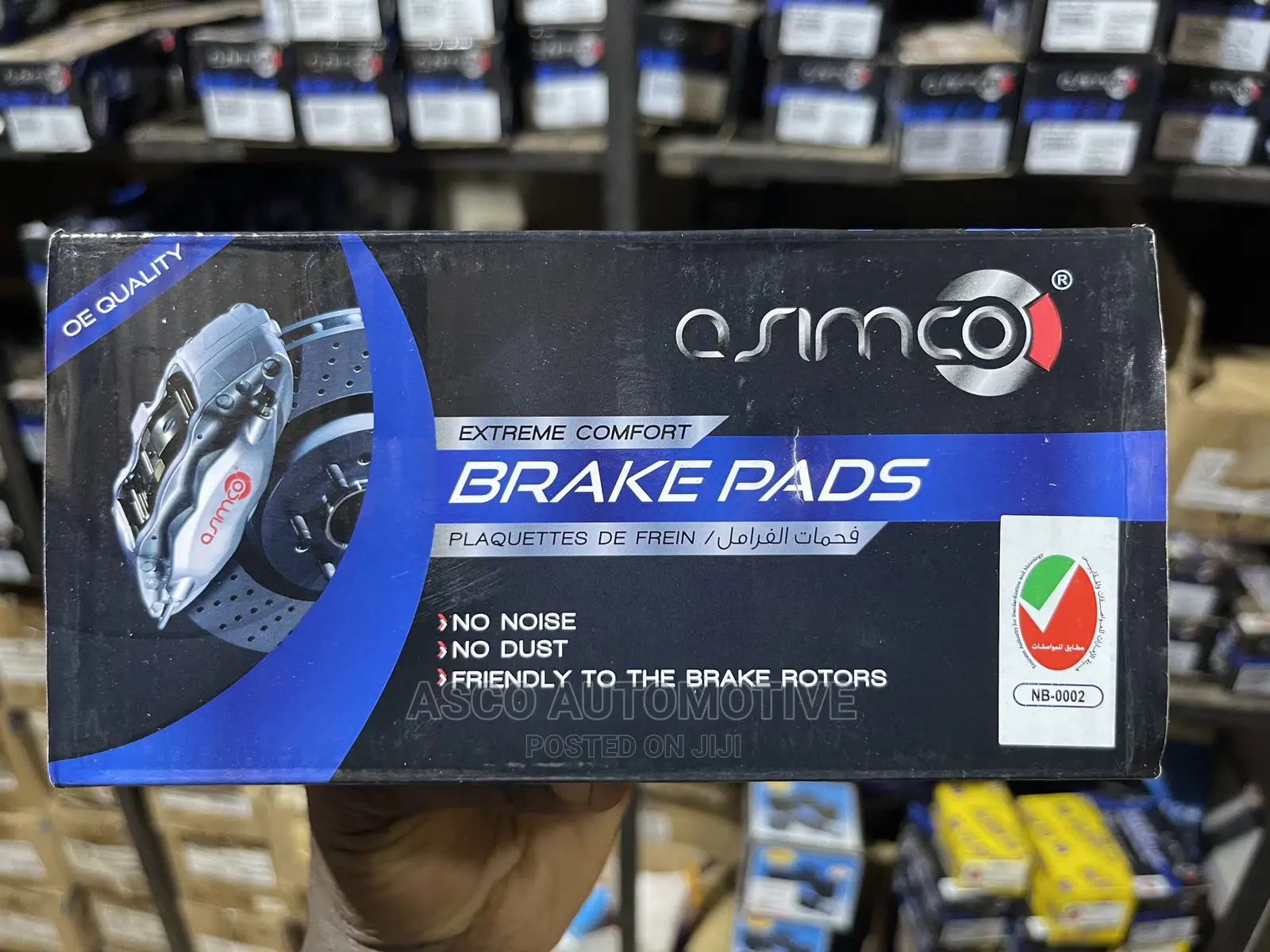 Hilux VIGO Revolution Front Brake Pads. Genuine Asimco Brand