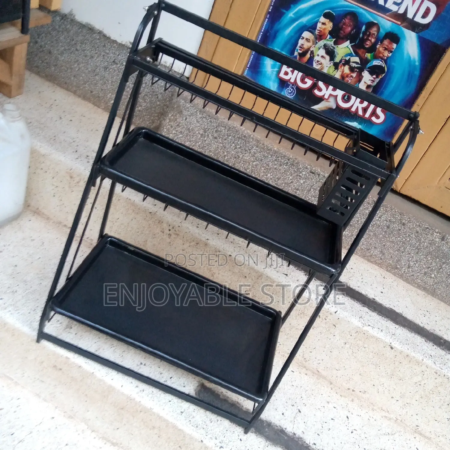 Steel Kitchen Rack Trolley