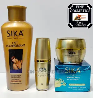Sika Gold Skin Unifying Set Of Lotion, Serum + Spots Remover