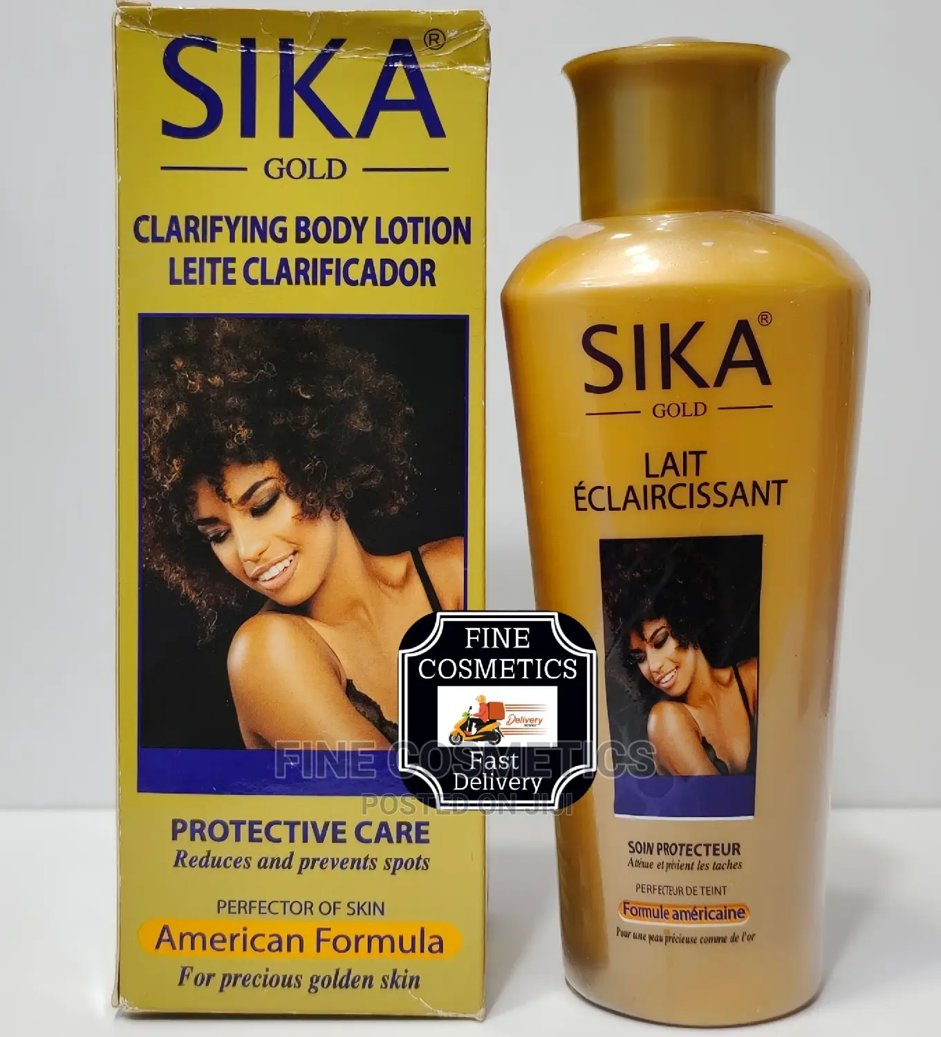 Sika Gold Skin Unifying Set Of Lotion, Serum + Spots Remover