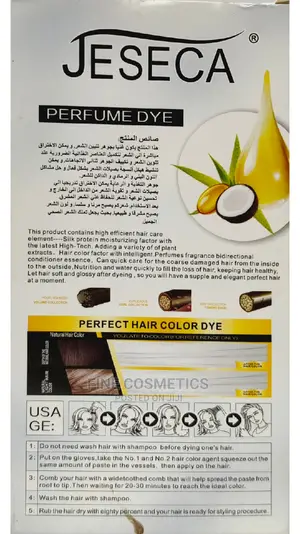 Jeseca Bubble Beauty Professional Hair Color Dye White Gray