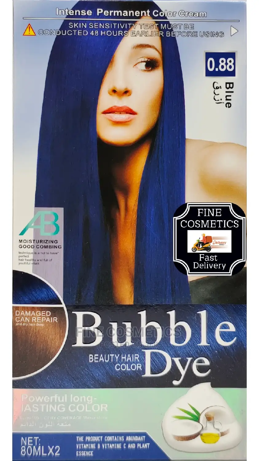 Jeseca Bubble Beauty Professional Hair Color Dye White Gray